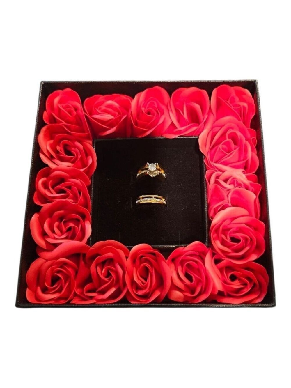 Women's Unbranded Gold Cubic Zirconia Ring Set, One Size - Picture 3 of 7